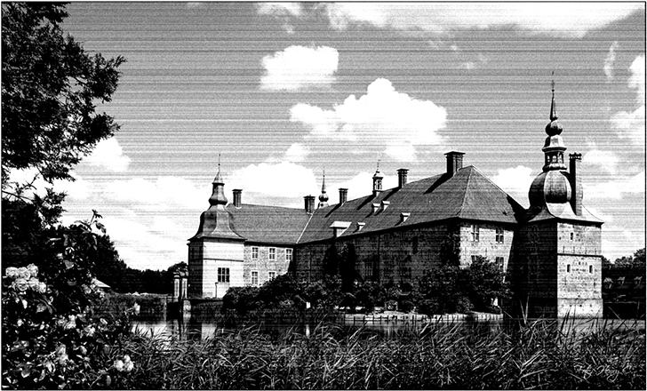 Schloss Lembeck, Westseite   -   Foto: K.- H. Frie